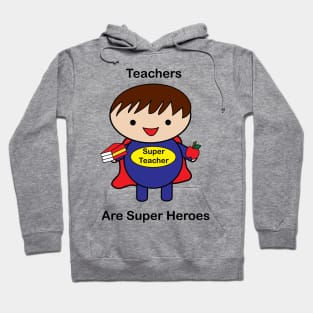Teacher Male Super Hero Hoodie